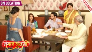 Mangal Lakshmi Kusum Ne Banaya Mangal Ke Pasand Ka Khana Adit Mangal Baithe Saath On Location
