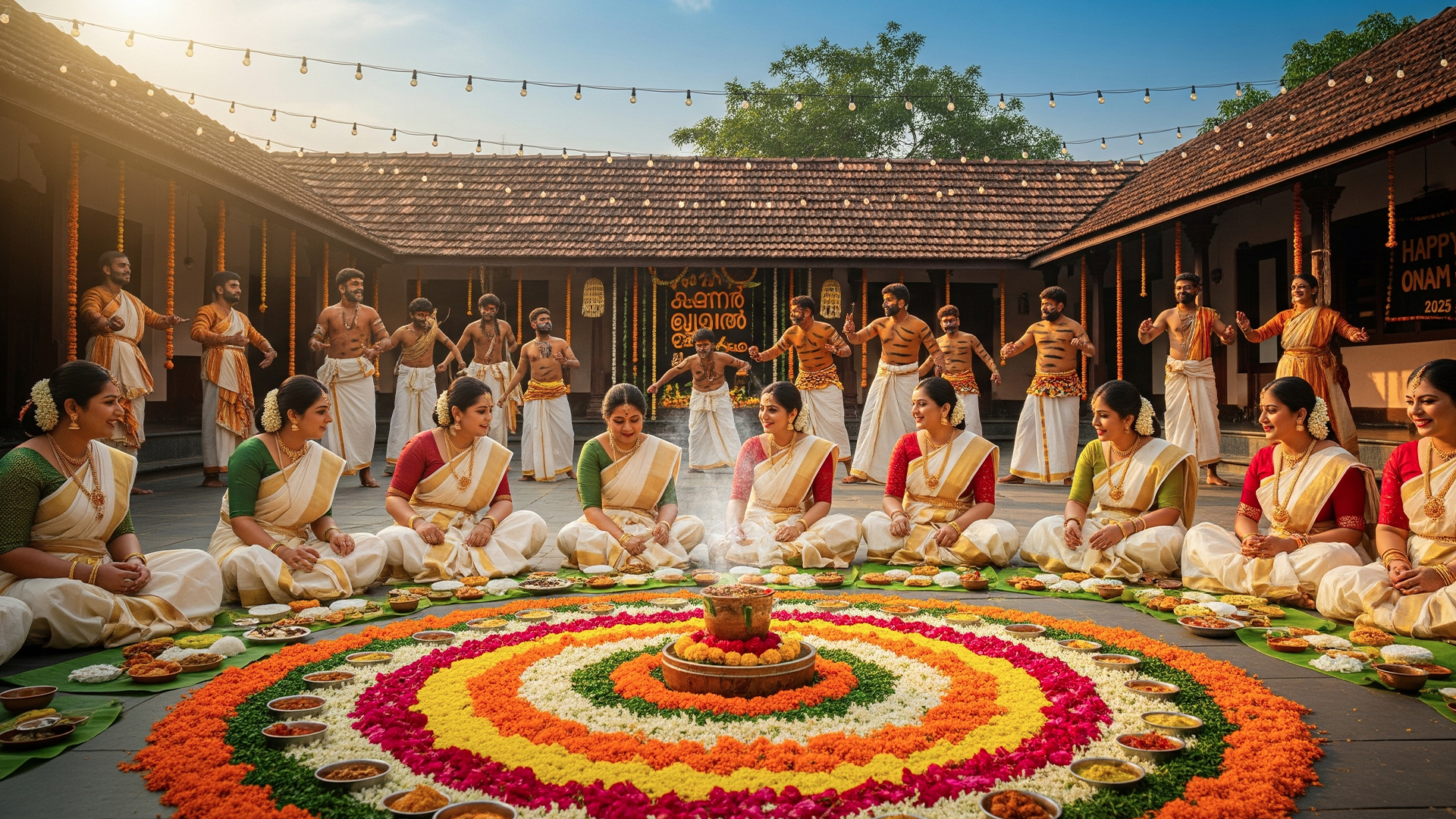 Onam 2025 Molam is celebrated on 2nd September a unique confluence of the aroma of dishes and the splendor of traditions