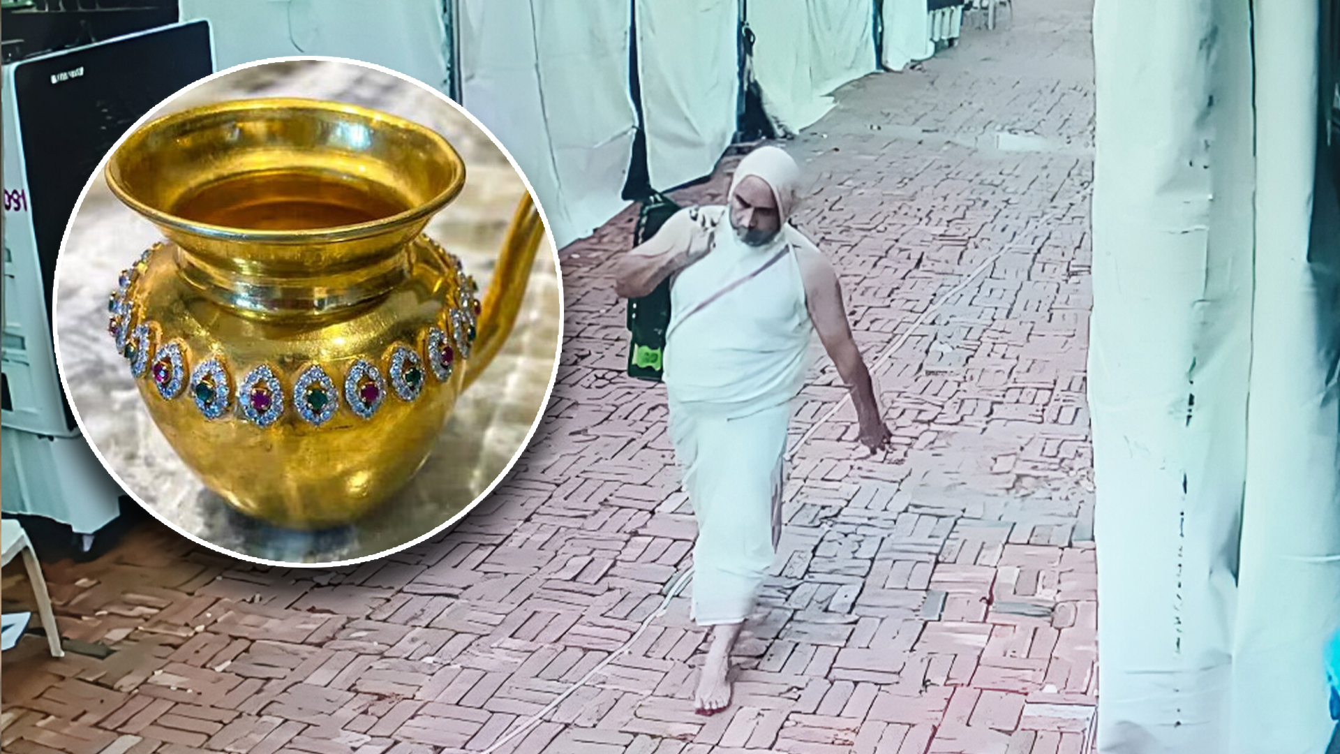 लाल किला से 1 करोड़ की कलश चुराने वाला चोर अरेस्ट, हापुड़ से आरोपी को पुलिस ने पकड़ा