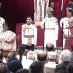 सीपी राधाकृष्णन ने संभाला उपराष्ट्रपति का पद, शपथ समारोह में जगदीप धनखड़ भी रहे उपस्थित