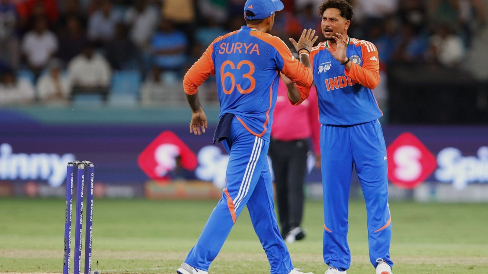 kuldeeps spin magic uae stunned with 3 wickets in one over asia cup sensation
