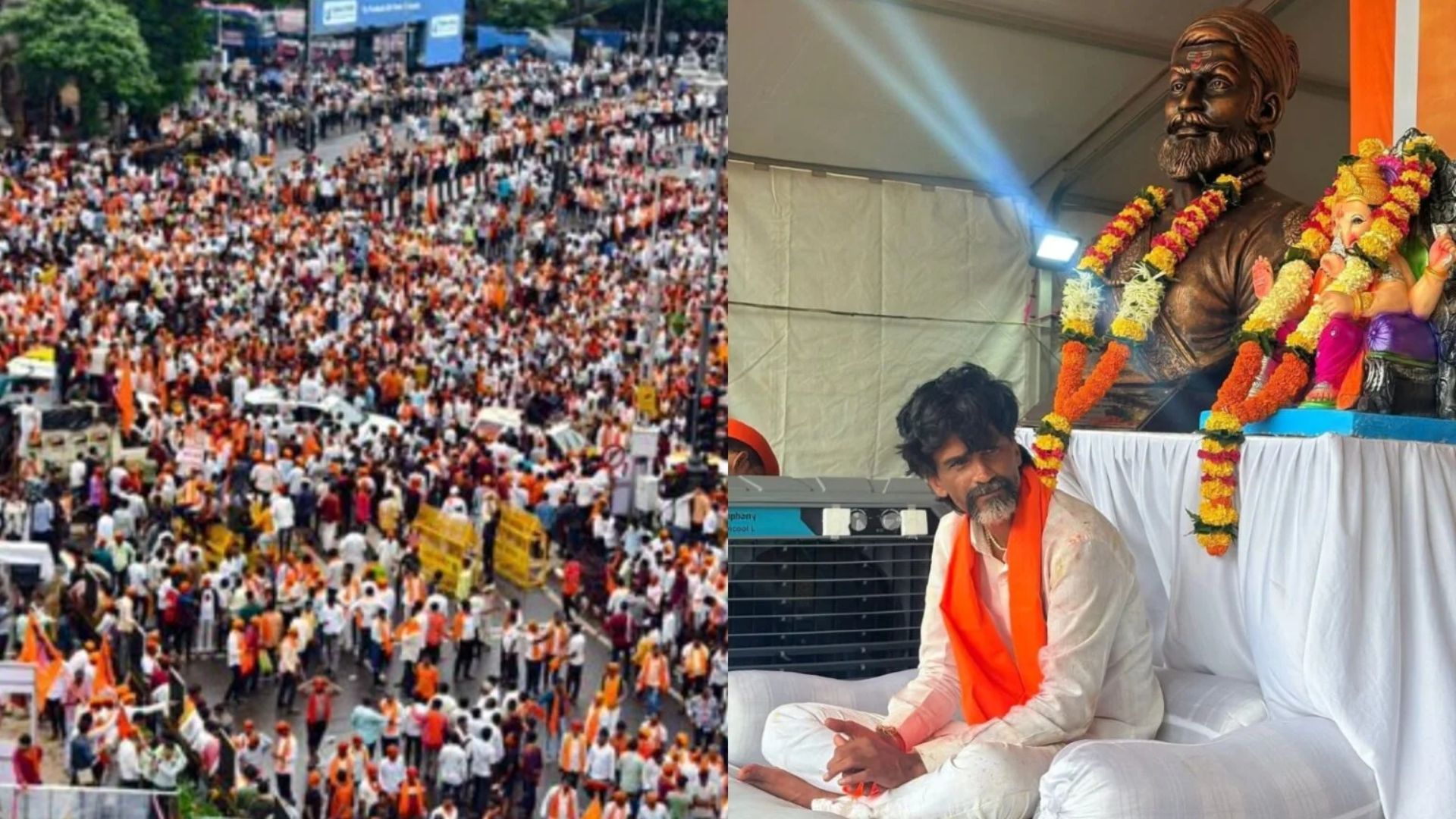 Maratha Reservation: मराठा आंदोलन का चौथा दिन, आज से पानी भी नहीं पिएंगे मनोज जरांगे
