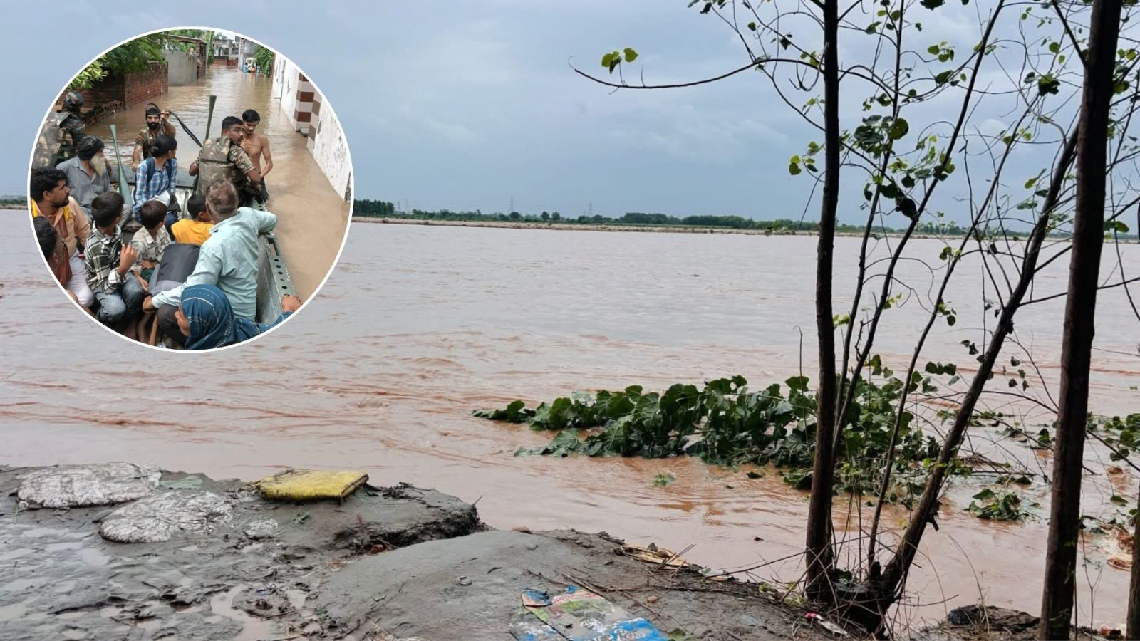 पंजाब में तबाही का मंजर: भारी बारिश और बाढ़ से लाखों प्रभावित, प्रशासन ने तेज किये राहत कार्य