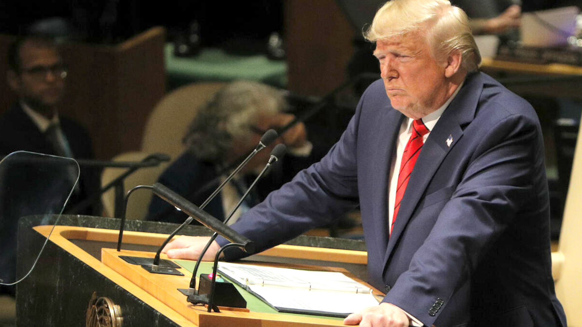 us president donald trump spoke of three conspiracies at the un and demanded an investigation by the secretary general