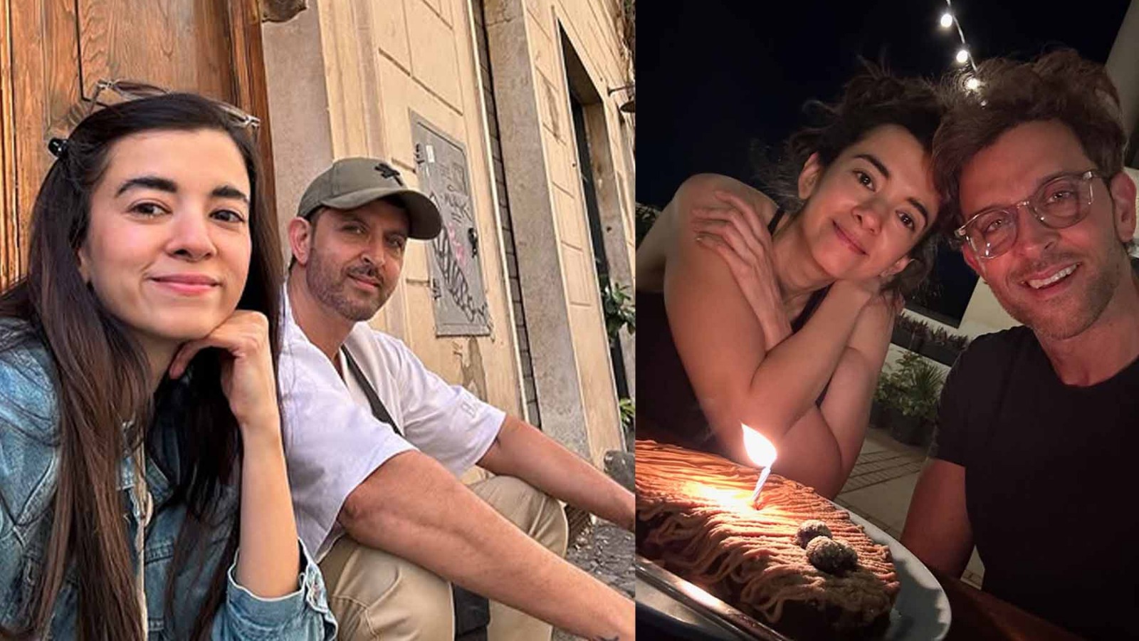 hrithik roshan and saba azad shared unseen romantic pictures wrote happy 4th partner