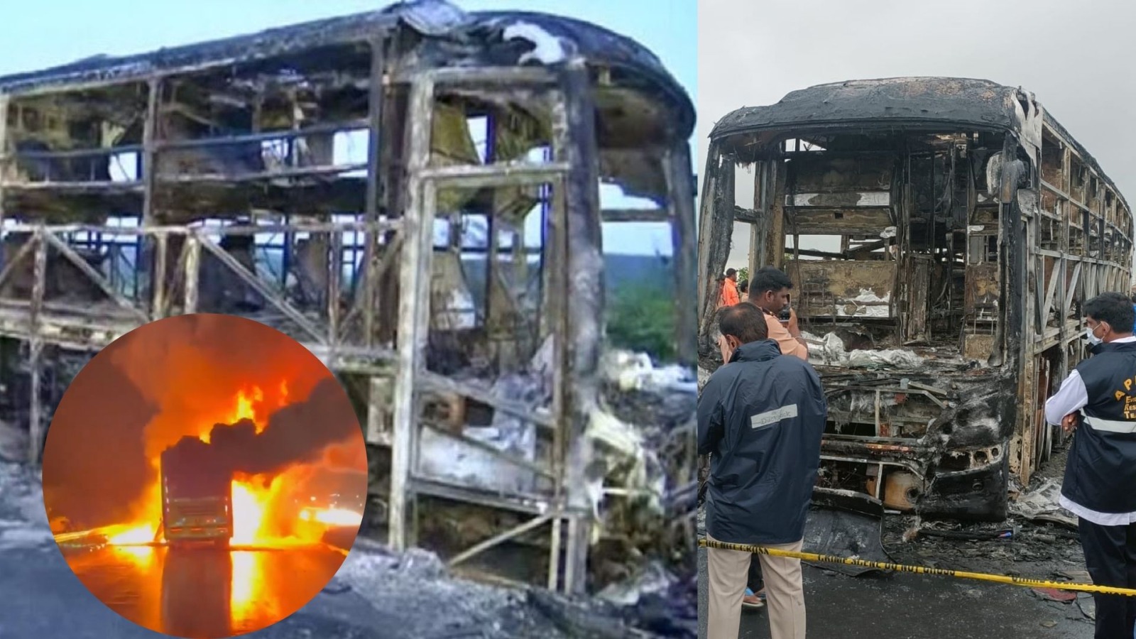 कुरनूल बस हादसे का असल सच आया सामने, सामान के केबिन में 400 मोबाइल बैटरियों के फटने से गई 20 जाने
