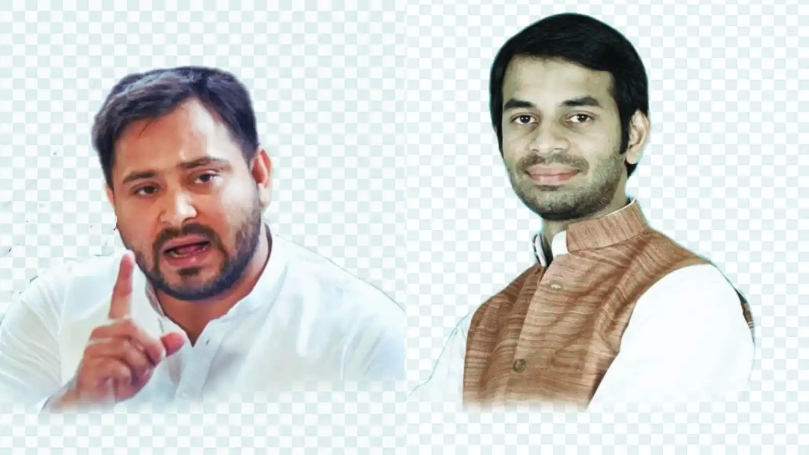 lalus two sons suddenly came face to face at the airport amidst the political fight ones silence and the others smile said it all