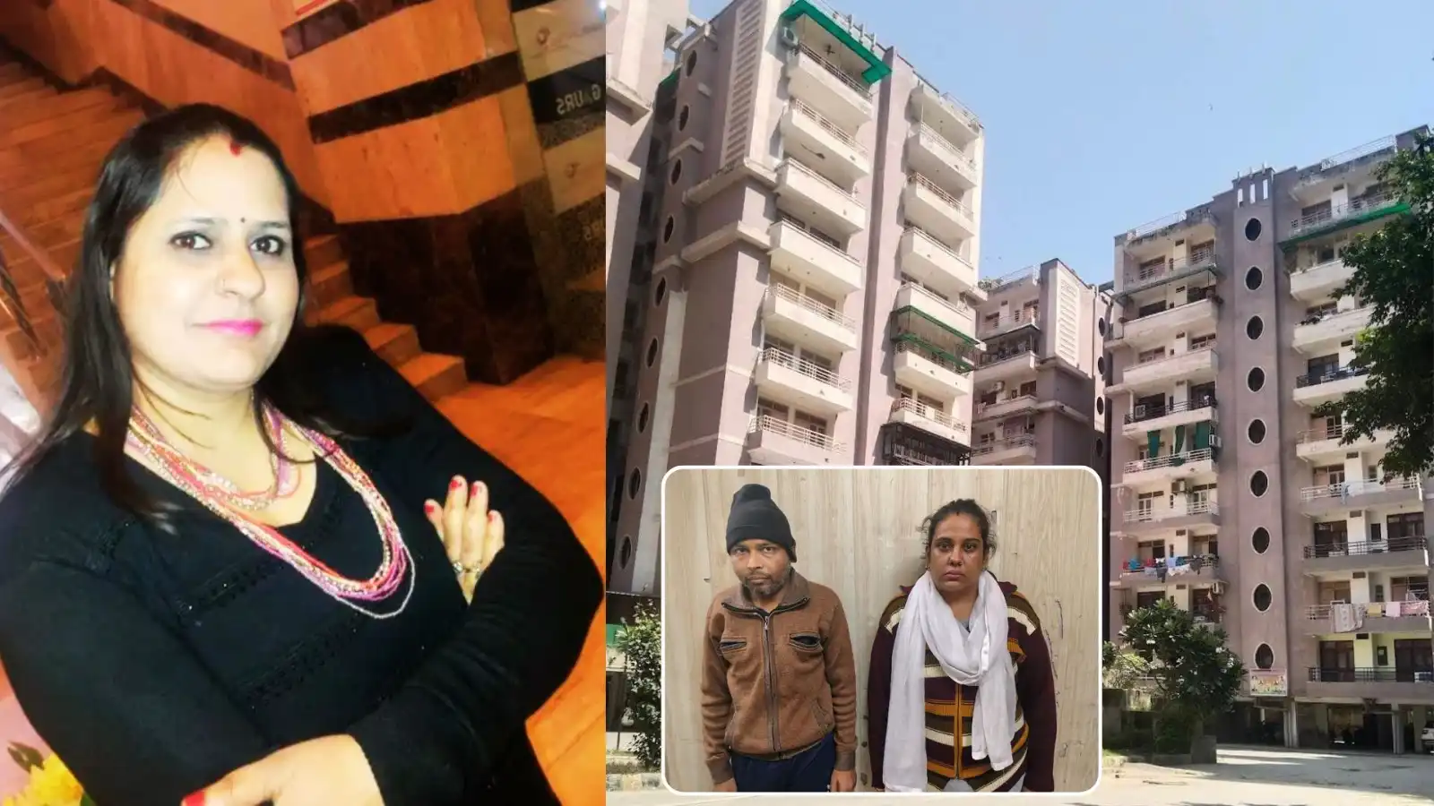 गाजियाबाद में फ्लैट का किराया मांगना मालकिन को पड़ा भारी, किरायेदार पति-पत्नी ने हत्या कर लाश के टुकड़े-टुकड़े, सूटकेस में पैक किया