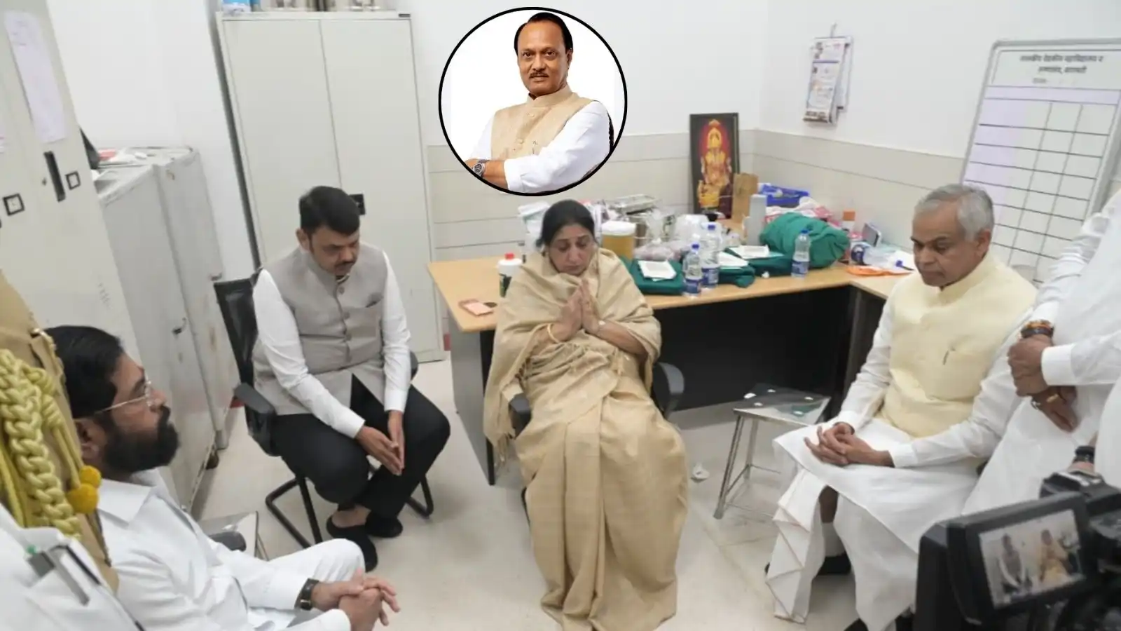 Ajit Pawar Plane Crash: अजित पवार को श्रद्धांजलि देने बारामती पहुंचे सीएम फडणवीस, शिंदे और राज्यपाल, पत्नी सुनेत्रा पवार से की मुलाकात