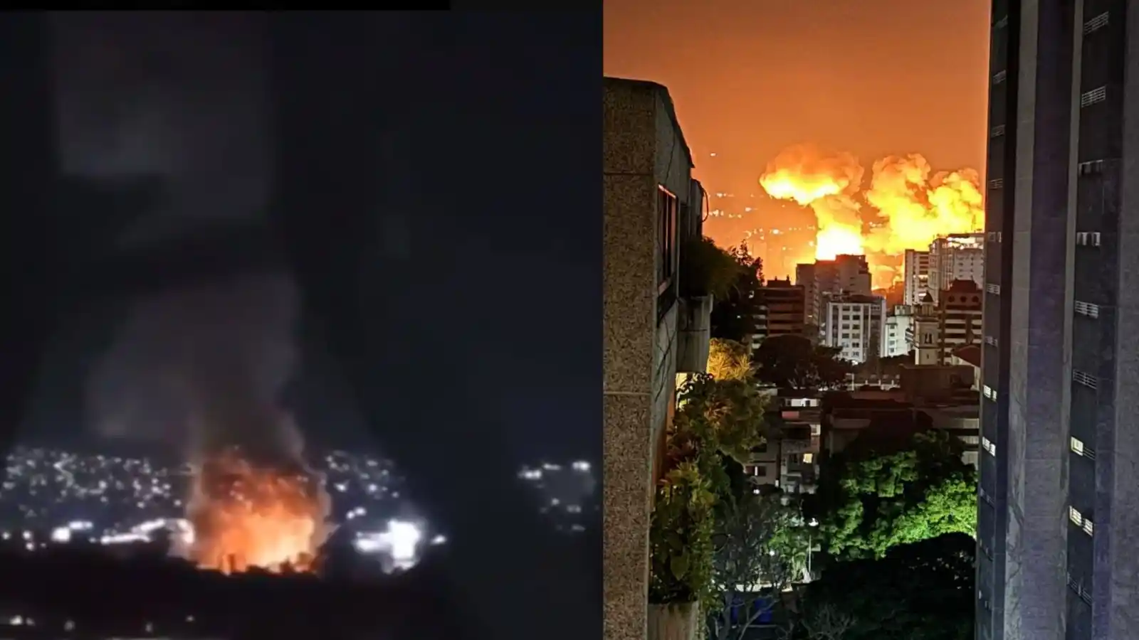 usa airstrike venezuela caracas