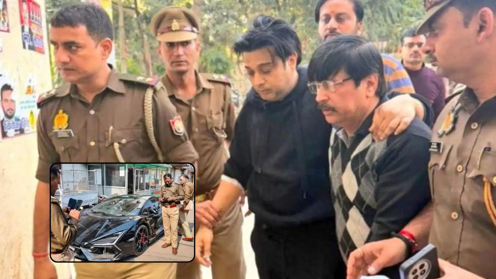 kanpur lamborghini case new twist driver surrenders main accused shivam mishra arrested