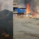 मणिपुर में उग्रवादियों ने कई घरों में लगाई आग, तनाव बढ़ने पर 5 दिन के लिए इंटरनेट बंद