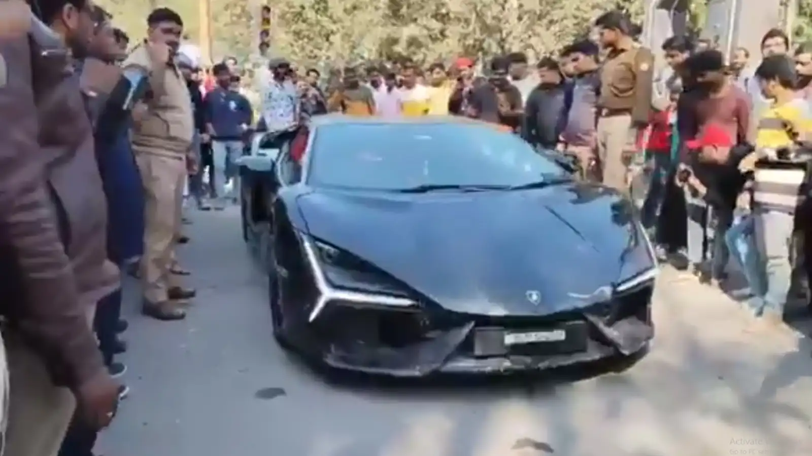 uttar pradesh the son of a tobacco businessman hit more than four people with his lamborghini car