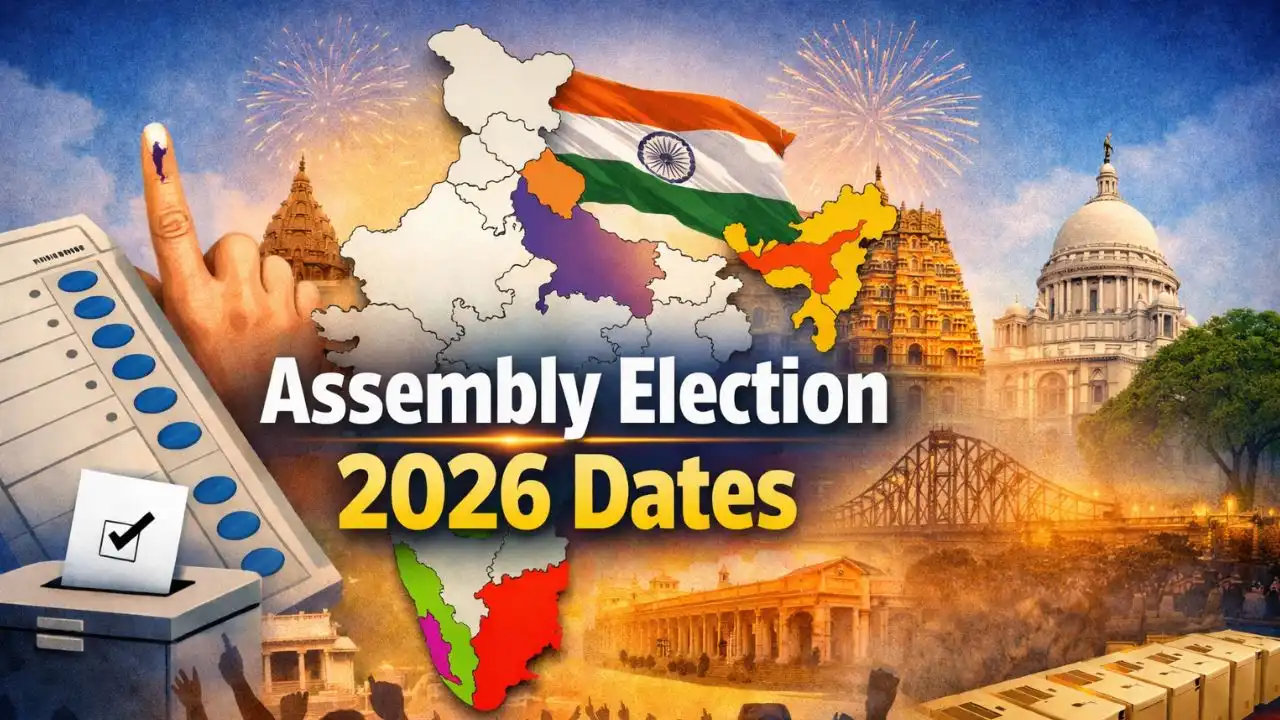 Election 2026 Date Announcement: पश्चिम बंगाल, तमिलनाडु समेत 5 राज्यों में इन तारीखों को होगा मतदान, चुनाव आयोग ने किया ऐलान, 4 मई को आएंगे नतीजे
