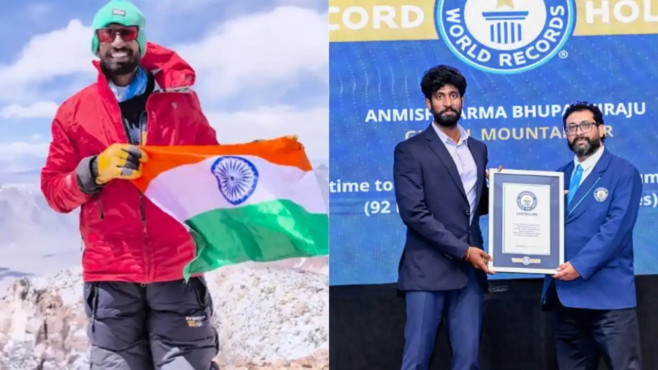 भारतीय पर्वतारोही अनमिश वर्मा ने रचा इतिहास, मात्र 92 दिनों में 7 ज्वालामुखी शिखर फतह कर बनाया वर्ल्ड रिकॉर्ड
