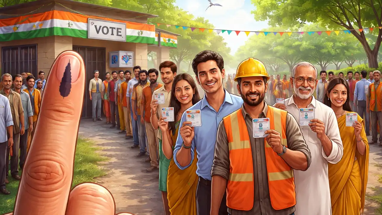 मतदान के दिन नही जाना पड़ेगा ऑफिस, फिर भी मिलेगी पूरी सैलरी; 5 राज्यों में चुनाव आयोग ने किया पेड लीव का ऐलान