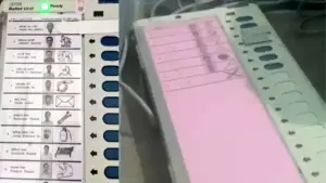 बंगाल चुनाव में ममता बनर्जी के भतीजे की सीट पर हुआ खेला, EVM में बीजेपी के बटन पर टेप चिपकाने का आरोप