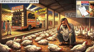 sultanpur dj noise 140 chickens death poultry farm case