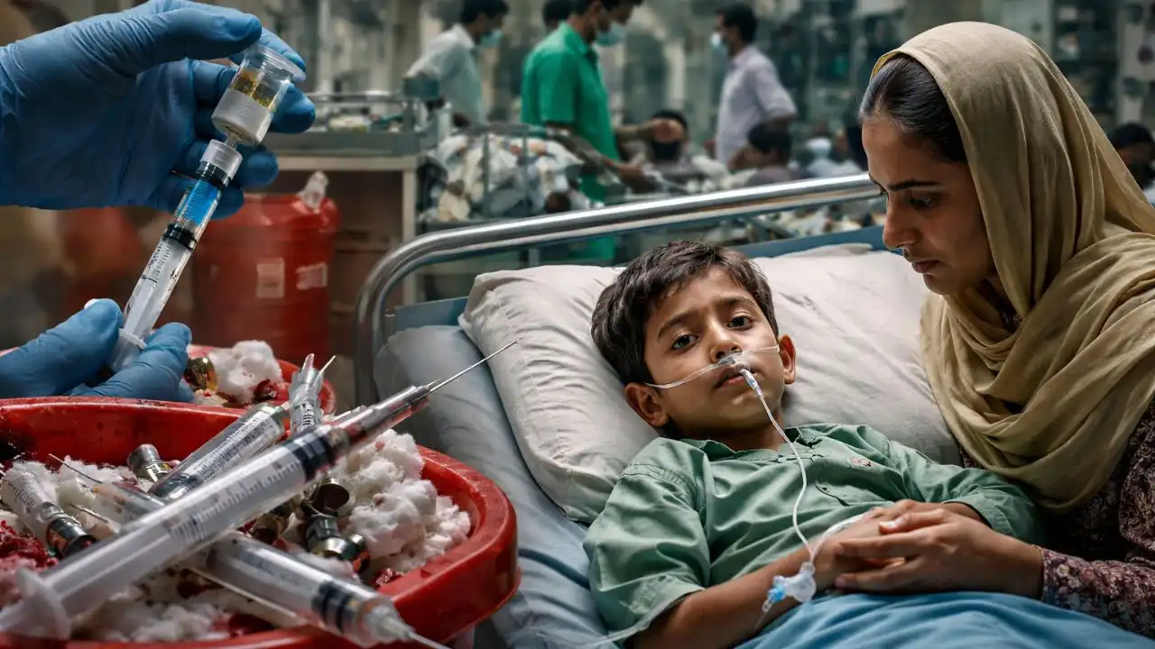 पाकिस्तान में मचा बवाल, हॉस्पिटल में एक ही सिरिंज के बार-बार इस्तेमाल करने से 300 से ज्यादा बच्चे हुए HIV पॉजिटिव