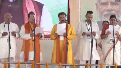 गांधी मैदान में NDA का शक्ति प्रदर्शन, बिहार कैबिनेट विस्तार में निशांत कुमार समेत 31 मंत्रियों ने ली शपथ
