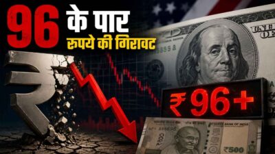 Rupee Falls To Record Low: डॉलर के आगे भारतीय रुपया हुआ ढेर, पहली बार 96 के पार पहुंची गिरावट