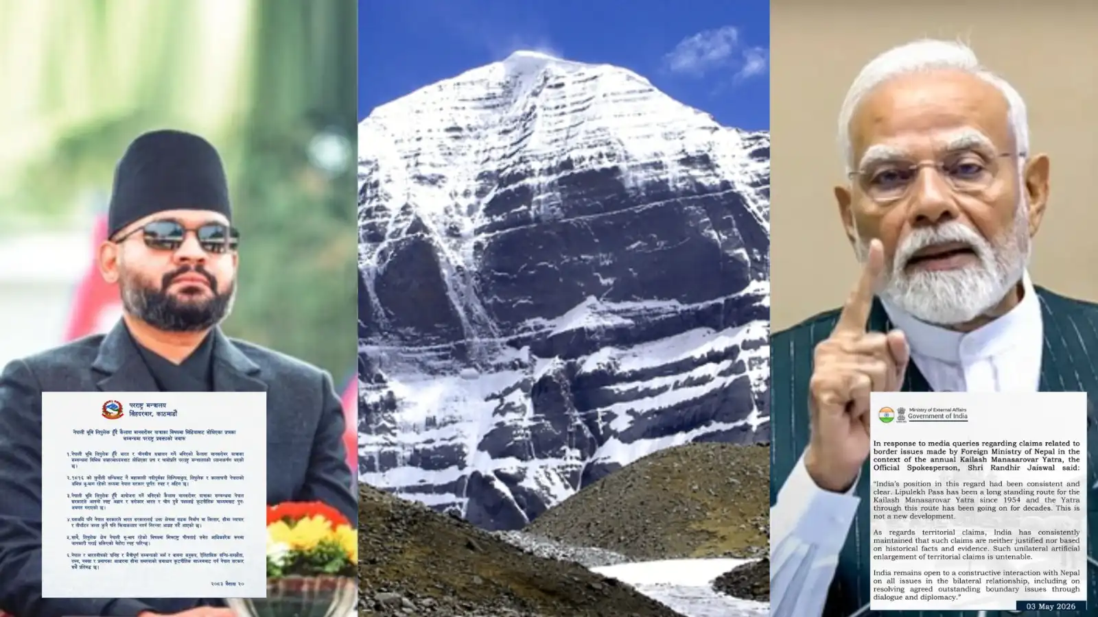 tensions rise again over lipulekh dispute india gives firm response to nepals claim on kailash mansarovar yatra