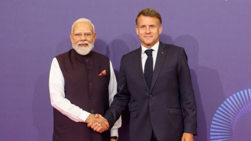 amid growing uncertainty in the world pm modis big message india and france will together show a new path