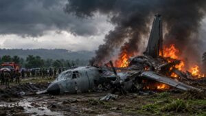 disaster strikes the skies in assam indian air force an 32 aircraft crashes near jorhat video of incident surfaces