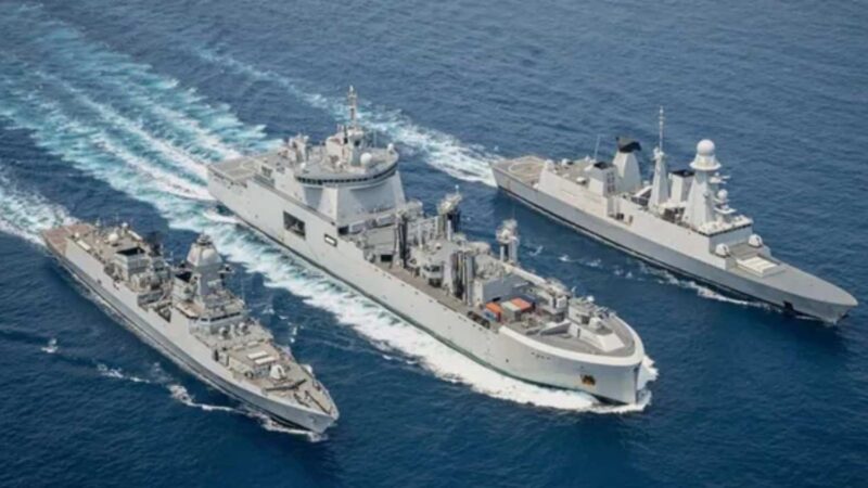 indias maritime power gets stronger pm modi inducts three new naval warships boosting defence against future threats 1