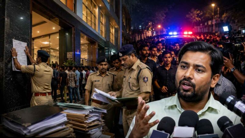 major police action at khan sirs coaching centre notice pasted 3 staff members summoned faizal khan breaks silence on prince yadavs death