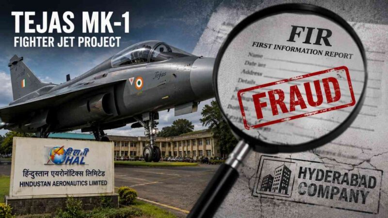 major scam in tejas mk 1 fighter aircraft project fir registered against hyderabad based company following hal complaint