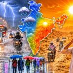 एक तरफ मूसलाधार बारिश, दूसरी ओर तपता रेगिस्तान; देशभर में मौसम का बदला मिजाज
