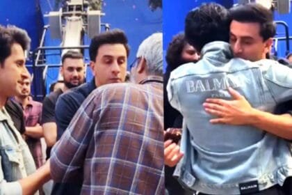during ramayan part 1 shoot ranbir kapoor and ravi dubey playing ram and lakshman get emotional and hug 2