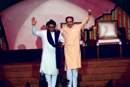 uddhav and raj appeared on same stage after 20 years said if fighting for marathi is goonism then we are goons