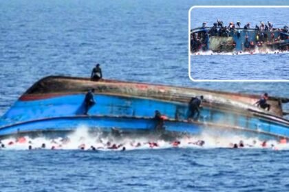 70 people died as a boat full of migrants sank in west africa 17 people were saved from drowning dozens missing