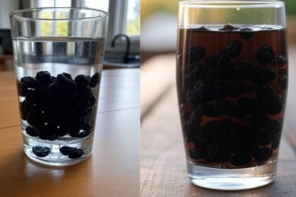 Black raisin water is a treasure of health