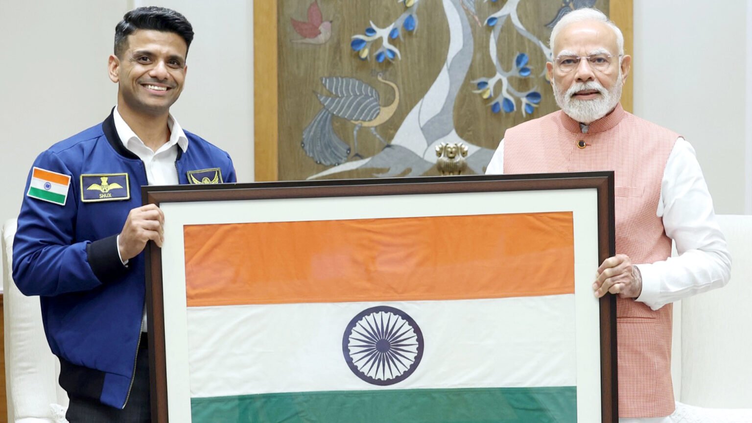 PM Modi met astronaut Shubhanshu Shukla