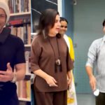 Shah Rukh Demands Apology from Farah After Dilips Dance on Aryan Khans Series Song Funny Comment Goes Viral