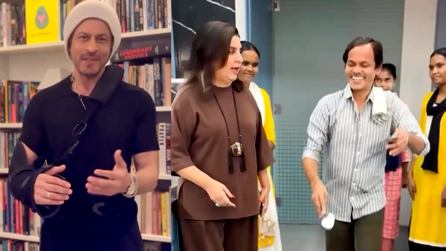Shah Rukh Demands Apology from Farah After Dilips Dance on Aryan Khans Series Song Funny Comment Goes Viral