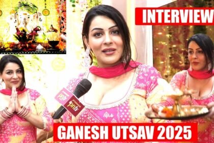 big boss ex contestant yamini malhotra celebrated ganesh chaturthi in pressnewstv office 2