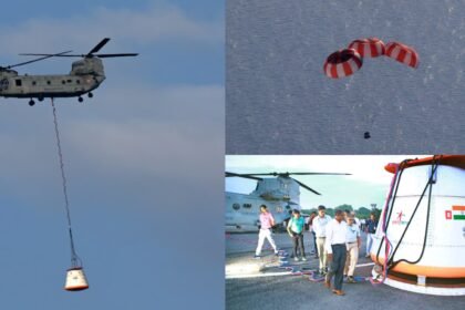 big success in gaganyaan mission isro conducted integrated air drop test got green signal for safe landing