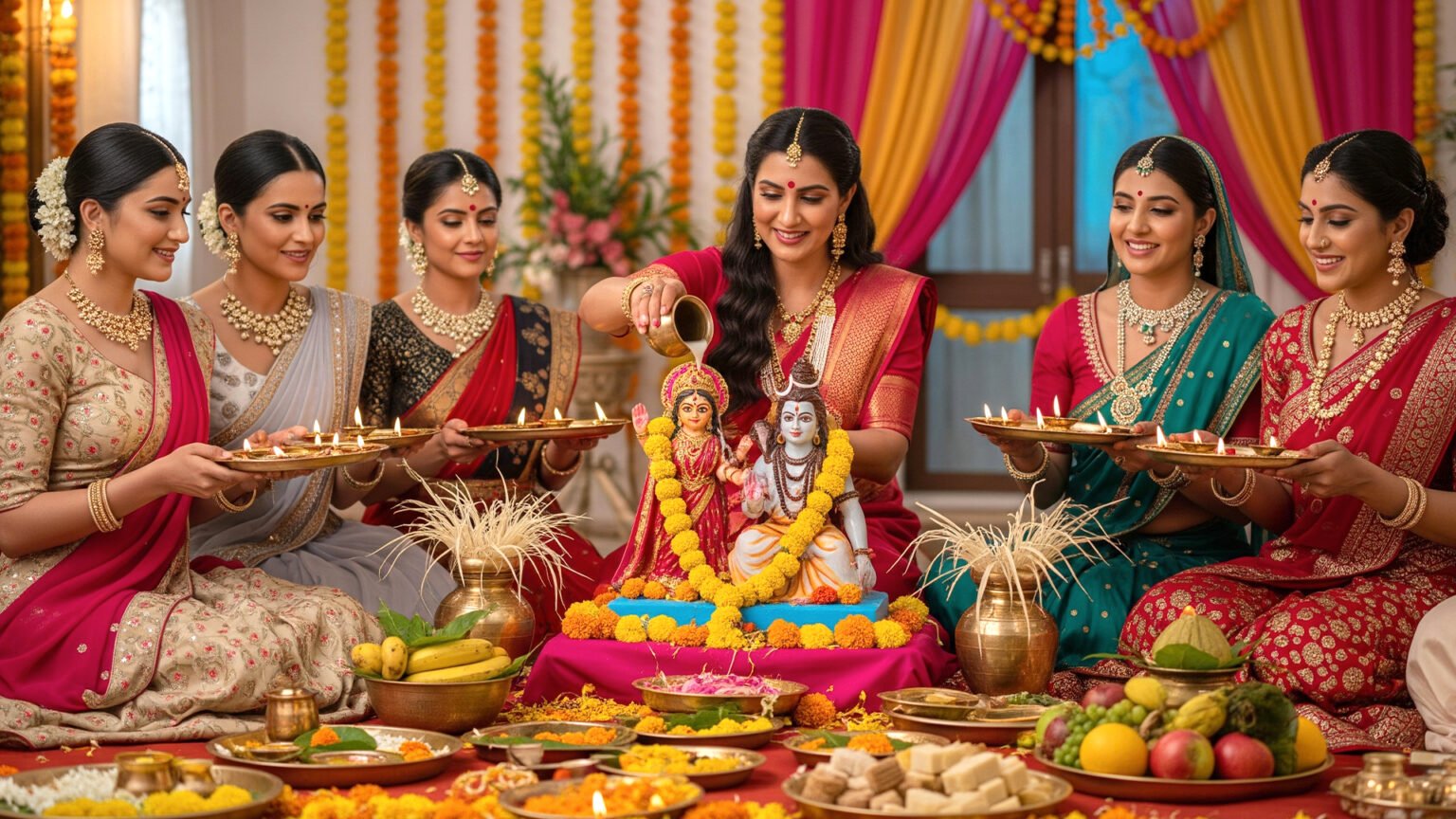 hartalika teej 2025 date significance and paran time