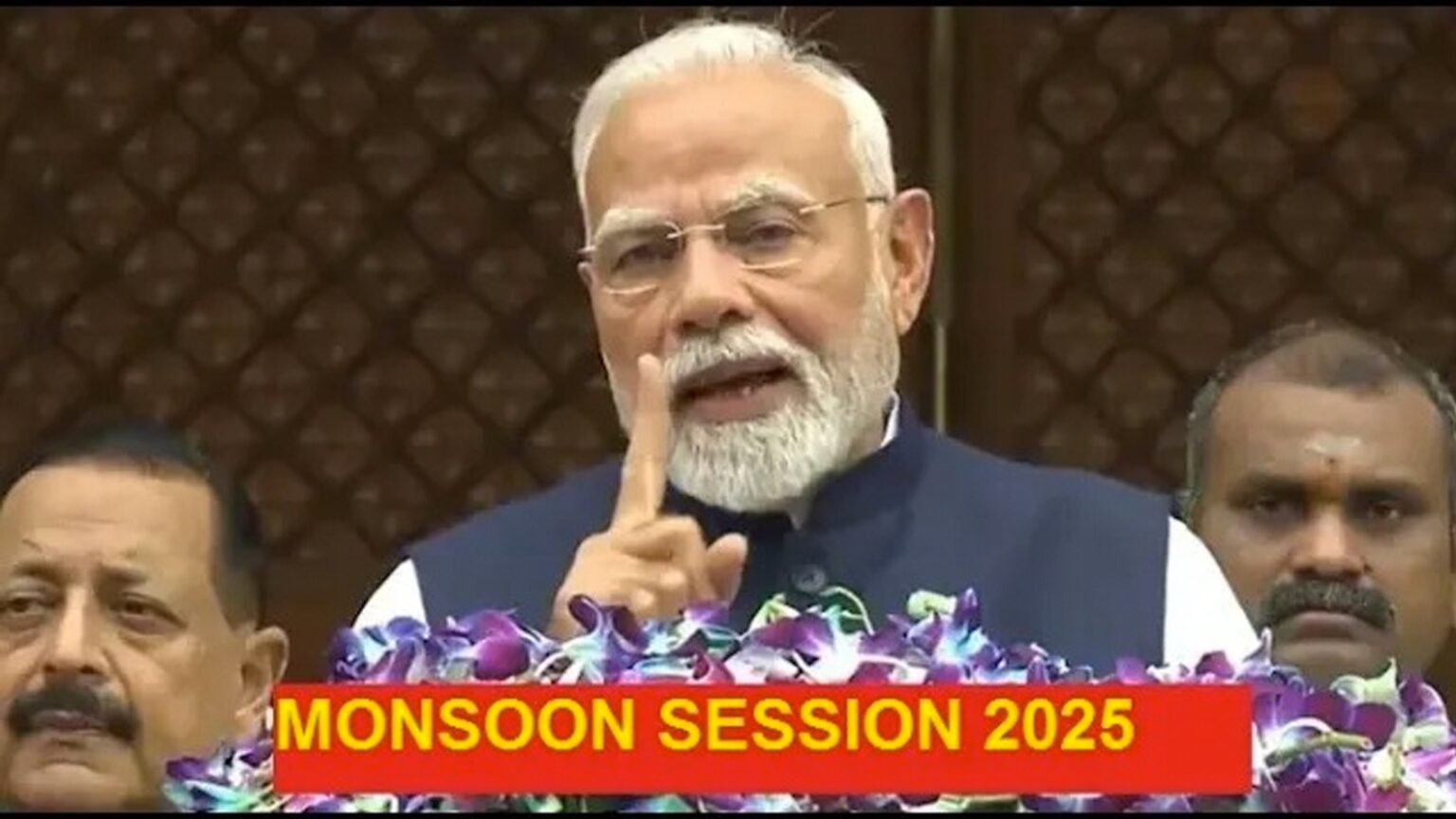 monsoon session 2025 pm modi emphasized operation sindoor upi military strength
