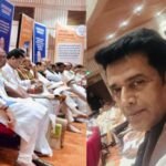 2 day workshop of bjp mps pm modi seen sitting in the last row honored for gst reforms