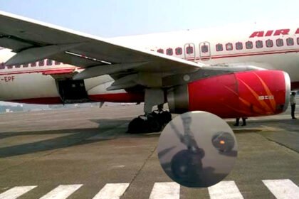 Emergency declared at Mumbai airport flight tire collapses during takeoff all passengers safe