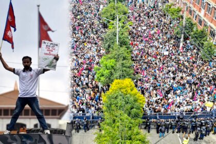 Violent protests in Nepal after social media was banned protesters entered parliament police fired tear gas