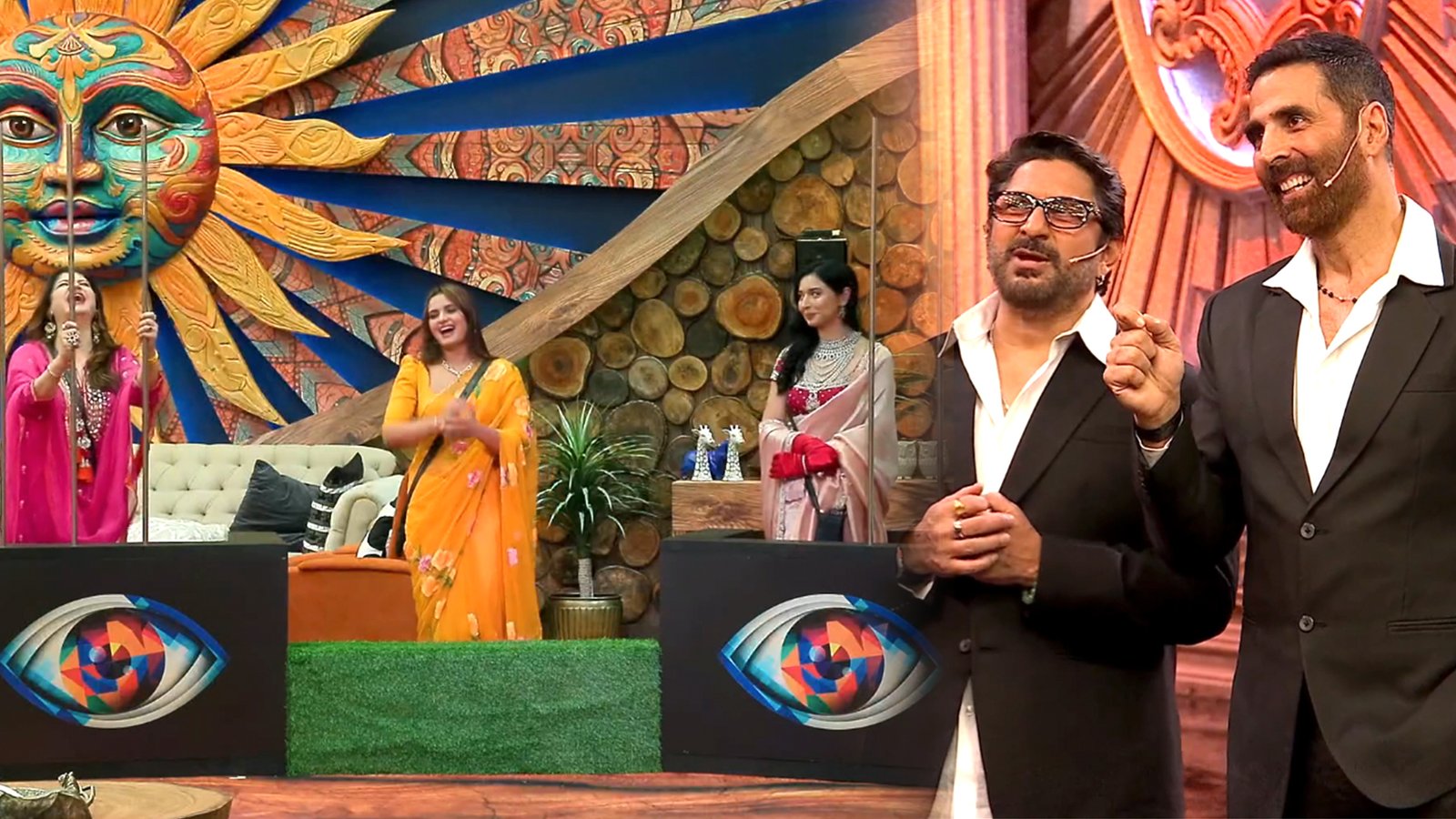 akshay kumar and arshad warsi played a game with neelam tanya vs kunika who is the most insecure and who can betray friendship