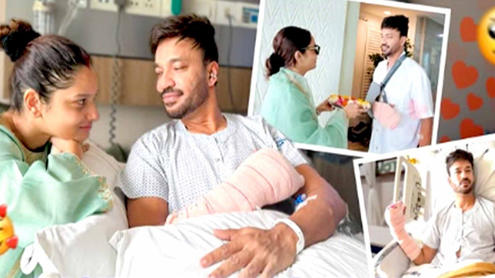 ankita shares emotional note for husband vicky jain admitted to hospital fans left emotional after reading