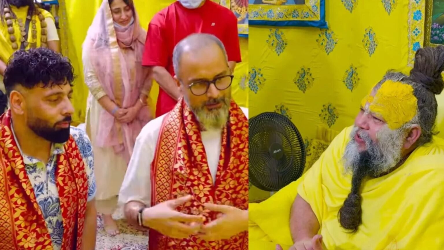 badshah visits premanand maharaj in vrindavan