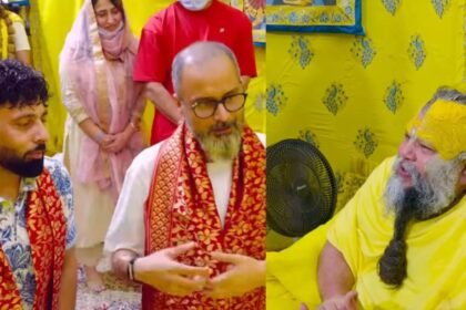 badshah visits premanand maharaj in vrindavan